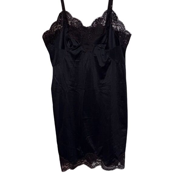 Vintage 1960s Sears Doesnt Slip Rare Black With Orange Contrast Stitching 38/L - Picture 1 of 8